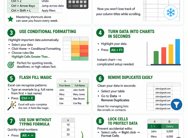  Excel Hacks You Should Know (Save Time & Work Smarter)